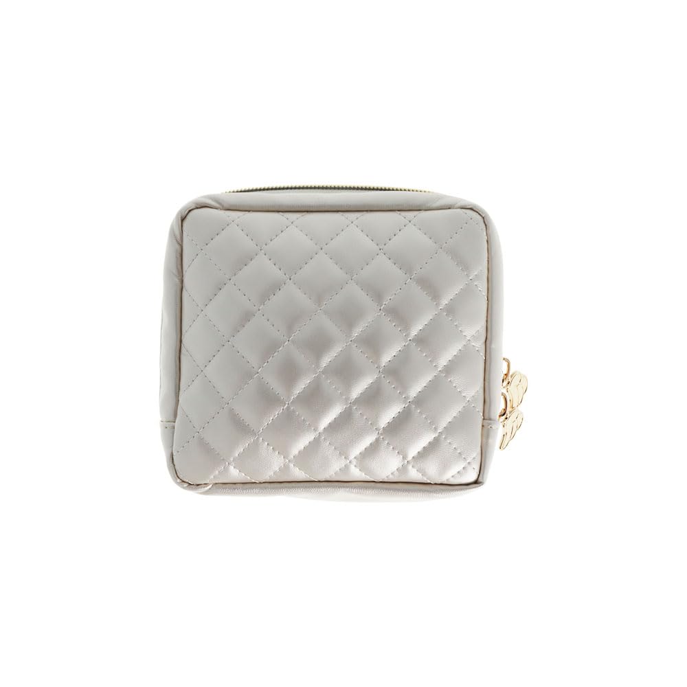 Sun-Star Stationery Tamagotchi Merchandise Pouch, Quilted Fabric, Angel Tamagotchi, Angel White, S2336189