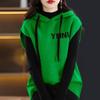 Simplicity Pullovers Ladies Solid Color Women's Clothing Casual Hooded Sweatshirts Autumn Winter Thin Solid Color T-Shirts