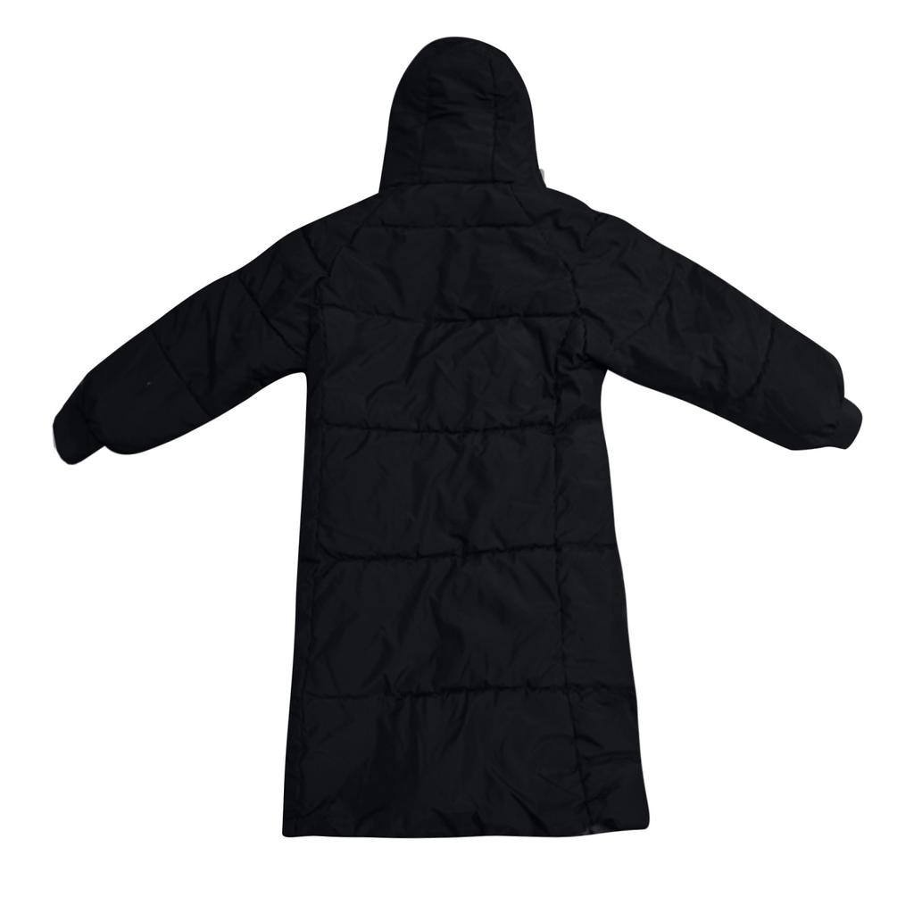 Women's Solid Color Thick Loose Long Over The Knee Padded Coat Bread Coat