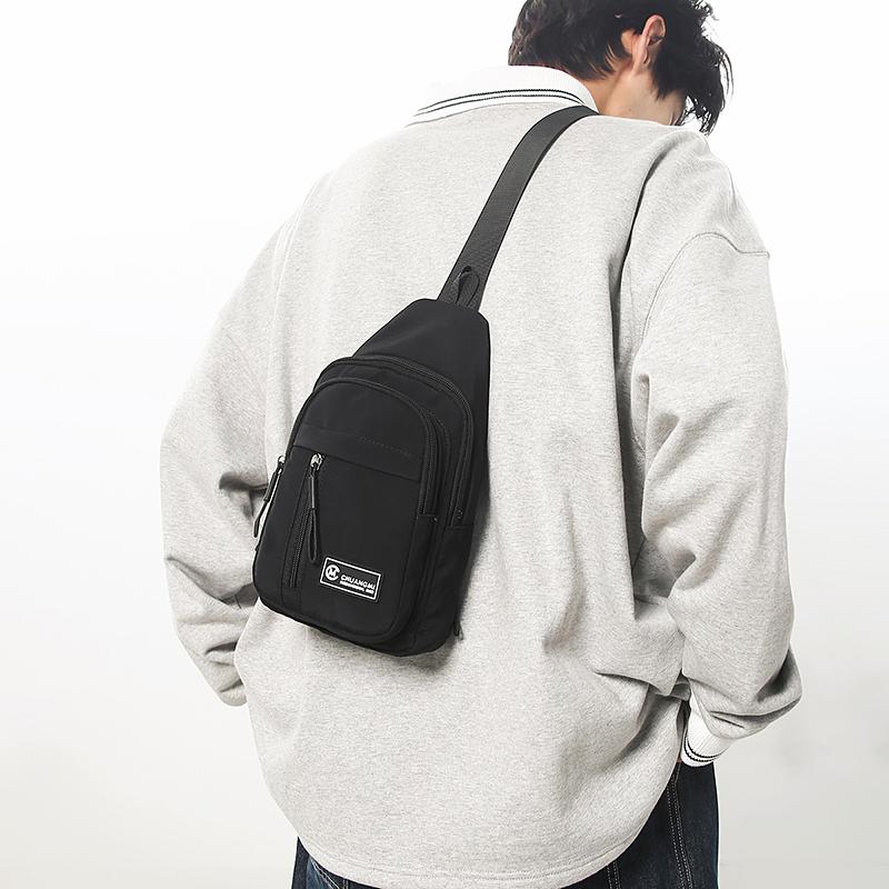 Нагрудная сумка Легкая студенческая сумка через плечо для верховой езды Многофункциональная поясная сумка с несколькими отделениями Сумка для мобильного телефона