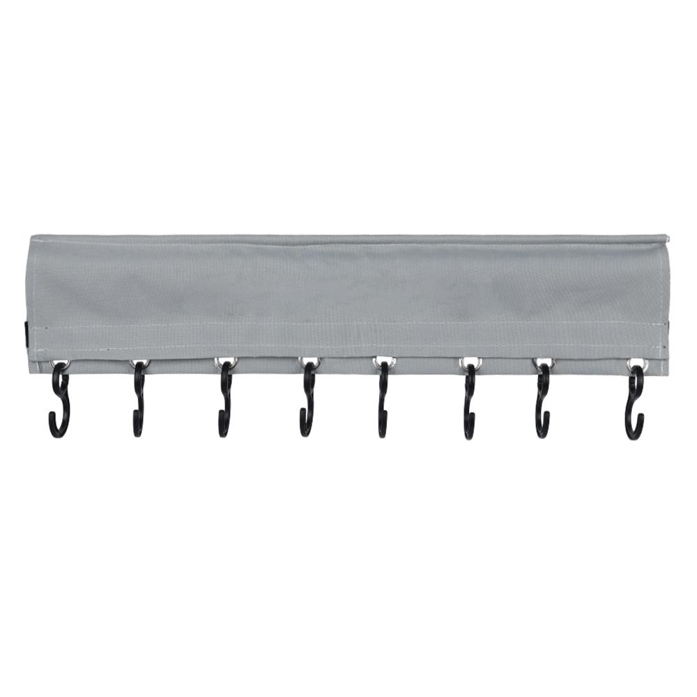 1pc RV Storage Rack Hook Rail With Keder Piping Camping Coat Hook Rack For Caravan Motorhome Piping Rail Strip Tent Roof Poles