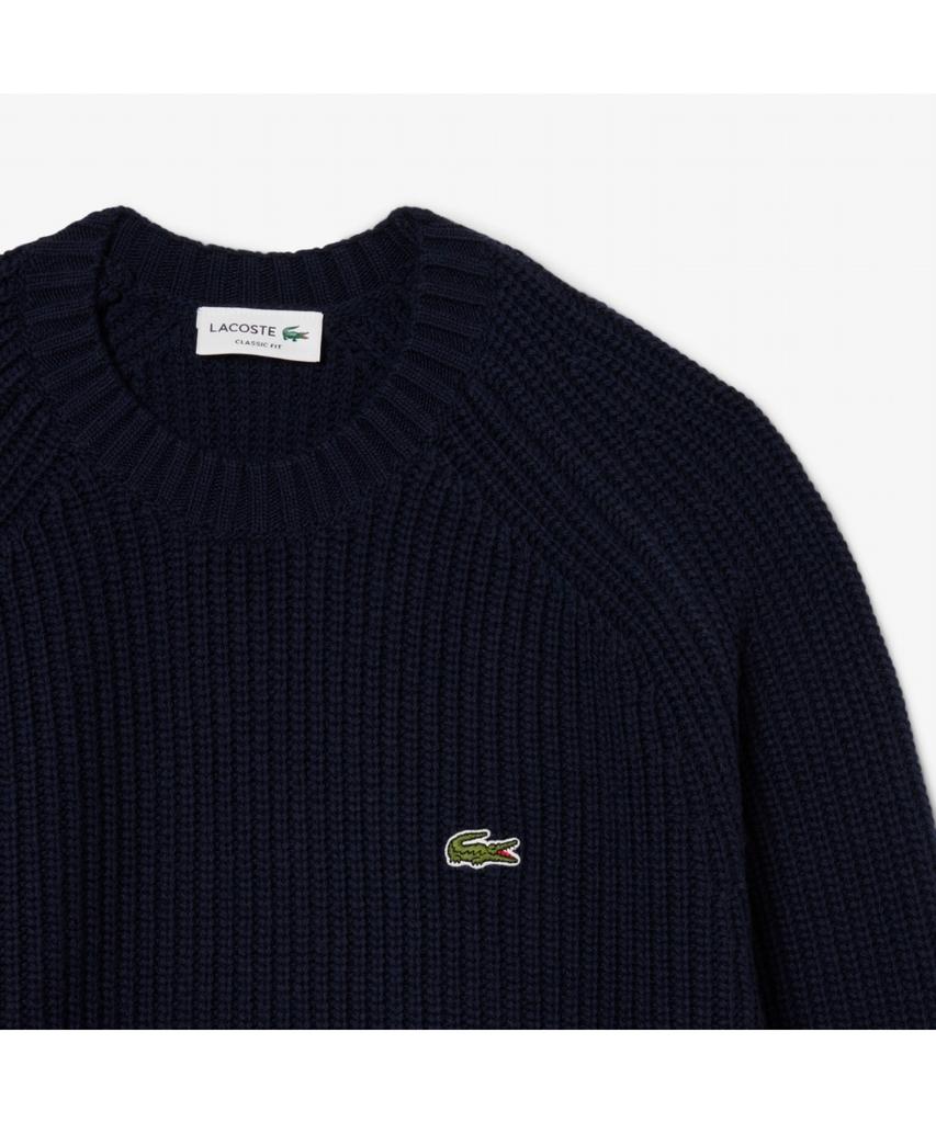 LACOSTE Men'S Rib Knit Crew Neck Sweater Ah3142-55N 166