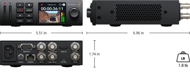 Blackmagic Design Blackmagic Design BlackmagicDesign HyperDeck Studio HD Mini