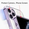 Роскошный прозрачный чехол для iPhone 14 13 12 11 15 Pro Max Mini Square Мягкий силиконовый чехол X XR XS Max 8 7 Plus Прозрачный чехол для задней крышки