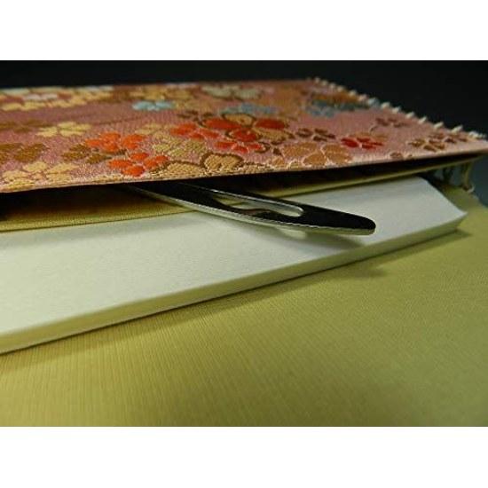 Tea ceremony beginners 6-piece set tri-fold type fukusa (red) (pink) Ura Senke women utensils.