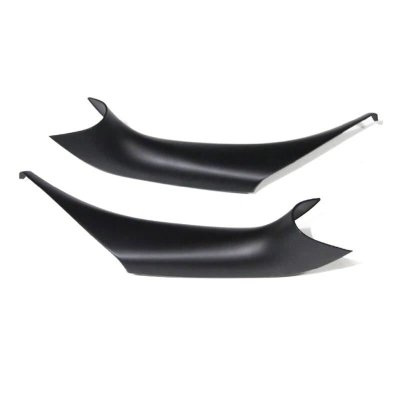 For BMW X3 X4 G01 G02 2018-2022 Interior Inner Door Handle Trim Cover Carbon Fiber Look Black ABS Plastic