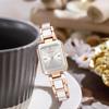 Fashion Women's Watch Square Temperament Alloy Suit Quartz Watch Women's High Sense