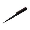 Teasing Back Hair Salon Brush Long and Short Evening Make Up Tangle Comb (Black)