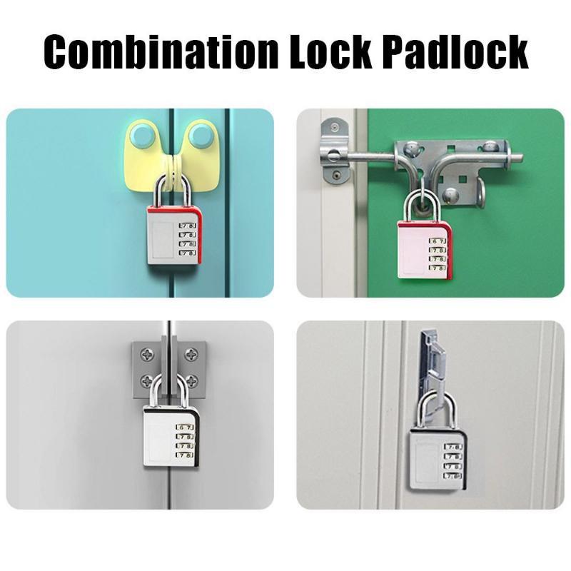1 шт. большой промышленный замок цветной навесной замок для двери складского шкафчика пароль кодовый замок 4-значный пароль замок ZPG