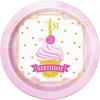 Unique Party Тарелки на первый день рождения (Пакет из 8)
