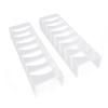 2PCS Baseball Cap Holders Acrylic Hat Organizer Rack Display Storage Stand Each 7 Hats Capacity