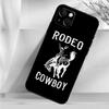 Extreme Sport Rodeo Cowboy Lasso Case For iPhone 14 13 12 11 16 15 Pro Max Mini Cover X XR XS 8 7 14 16 15 Plus Accessories