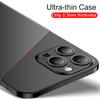 Ультратонкий силиконовый чехол толщиной 0,3 мм для iPhone 15, 14, 13, 12 Mini 11 Pro XS Max X XR SE 7 8 Plus, матовая прозрачная мягкая задняя крышка, тонкая