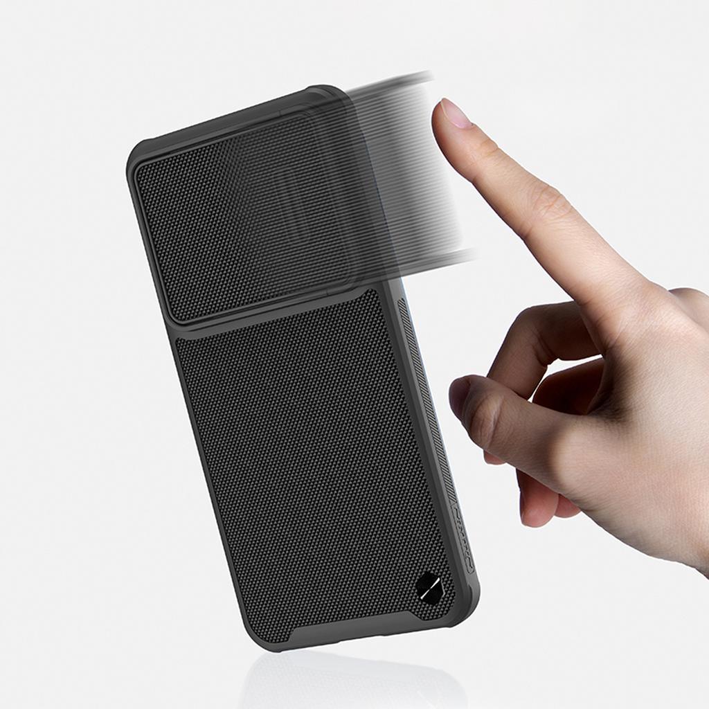 Nillkin Rugged Textured Case for Samsung Galaxy S23 with Camera Shield - Black