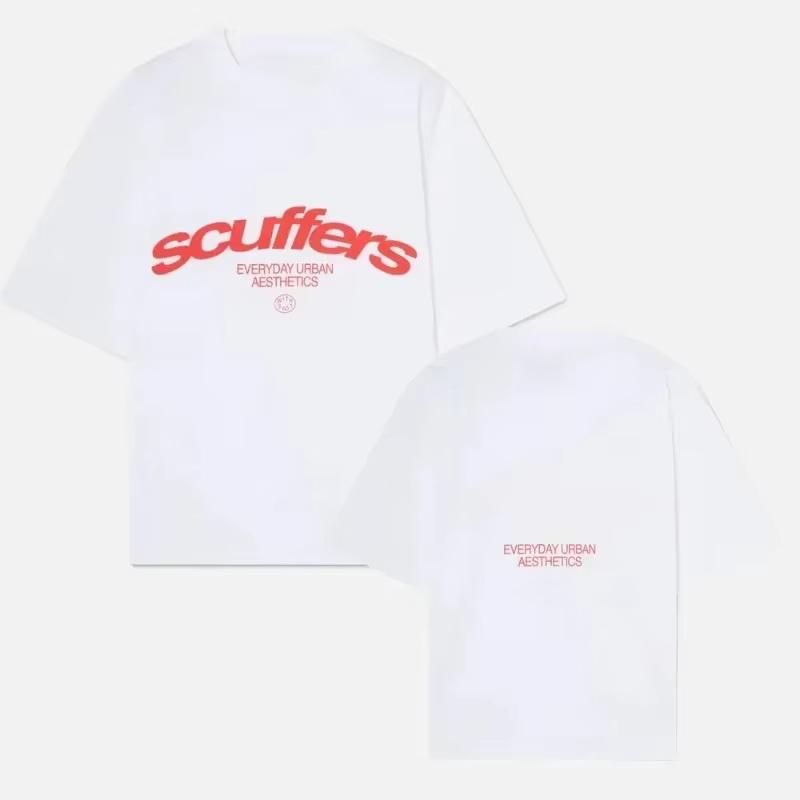 2025 Южная Америка Новые Модные Принтованные Шлепанцы Мужские и Женские Футболка для Серфинга и Отпуска Роскошные Бренды Уличный Стиль Короткий Рукав Унисекс Топ