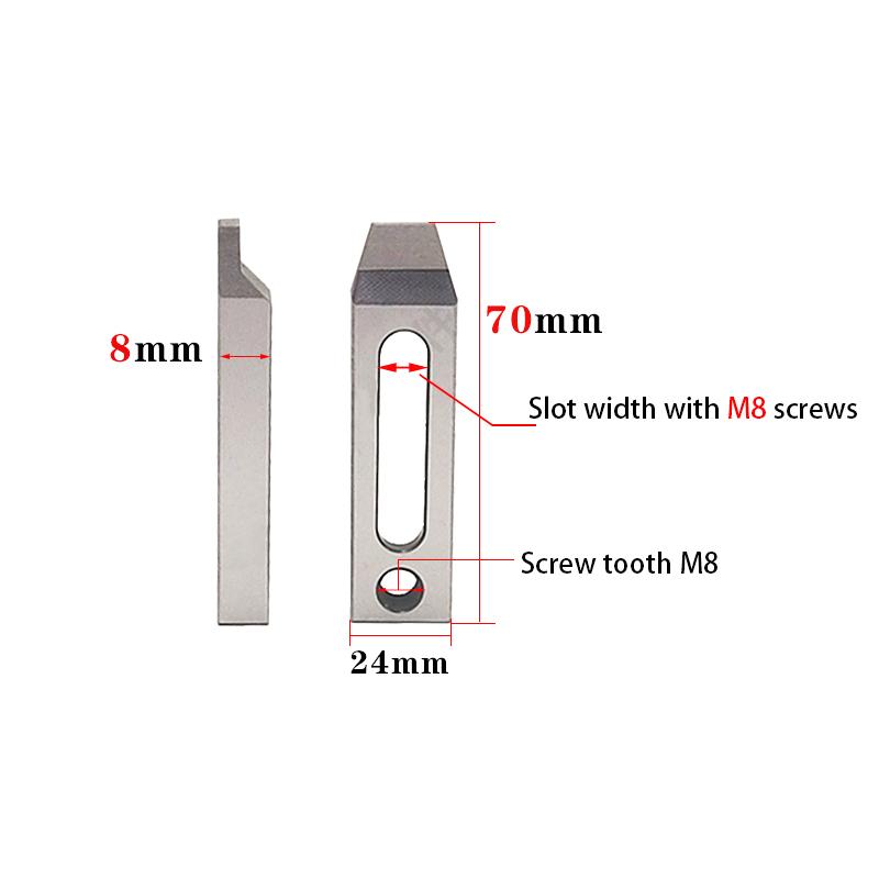 Clamp Tool CNC Wire EDM Machine Stainless Jig Holder Stainless Steel M6 M8 M10 Slow Wire Machine Pressure Plate