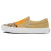 Кеды слипоны повседневные низкие для скейтбординга Унисекс кроссовки Коричневый Желтый VN000XG8AZP