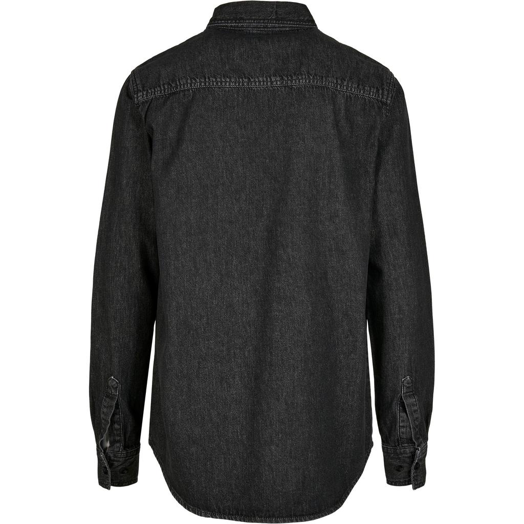 Build Your Brand Унисекс Джинсовая рубашка для взрослых