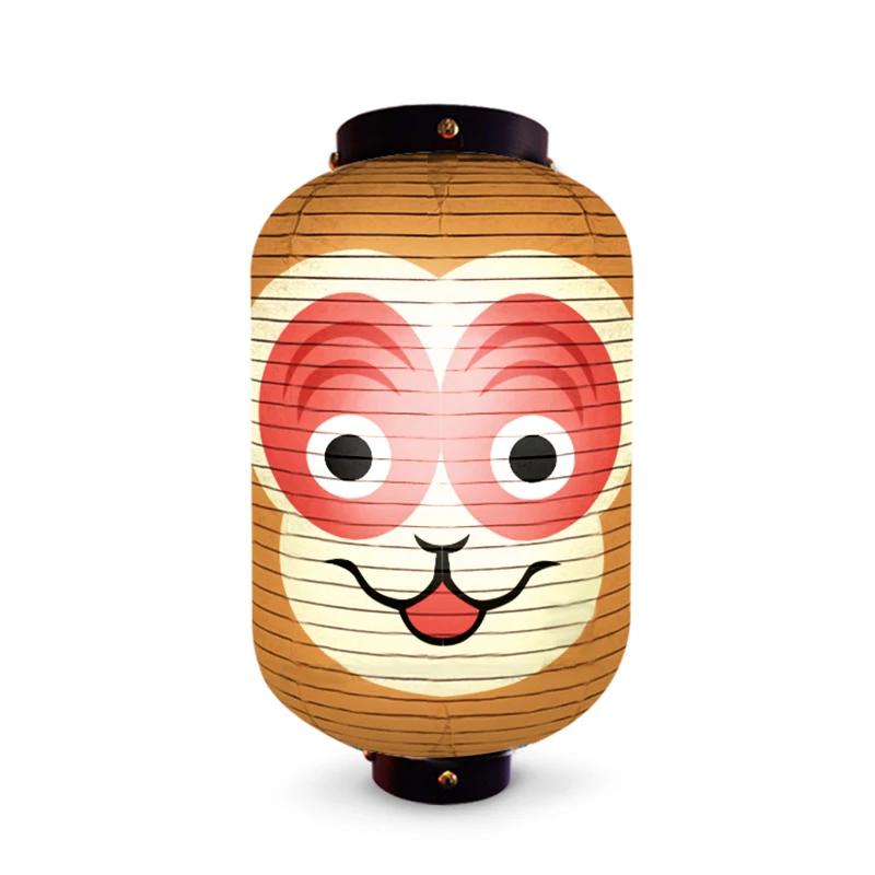 Waterproof Japanese Style Hanging Lantern Sashimi Sushi Pub Bistro Restaurant Izakaya Lantern Party Decor Grimace Lantern