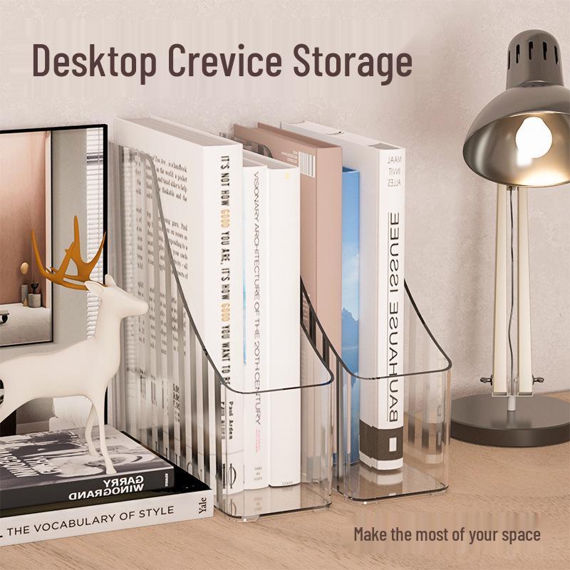 File Office Bookend Clear Organizer