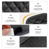 SEAMETAL Car Organizer Pocket Bag For Car Storage Box Collecting Bag Cards Phone Key Paste Box For Dashboard Door Center Console