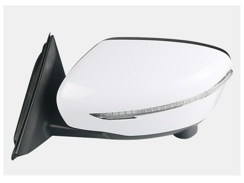 14-21 Сборка зеркала заднего вида и боковых зеркал Qashqai: Складной светоотражающий левый/правый