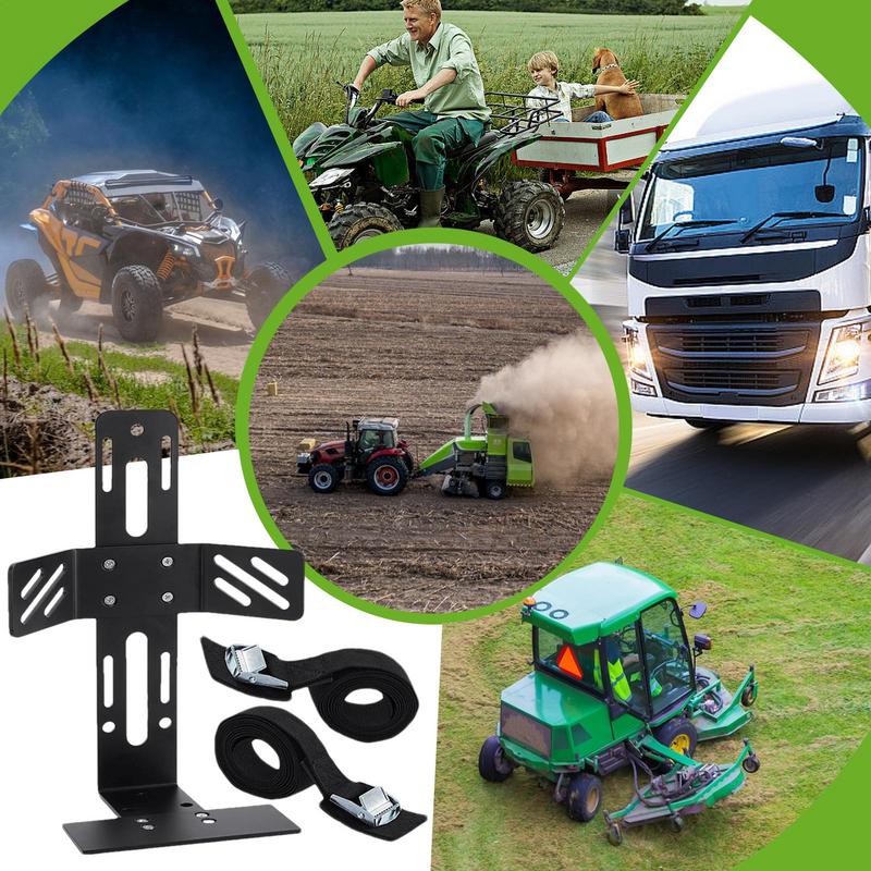 Landscaping Trailer Water Cooler Rack 5 Gallon Steel Water Cooler Holder Mount Bracket Jug Holder for Trailers Truck Utv Mowers