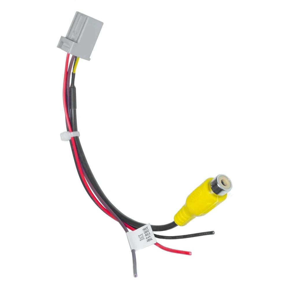 8Pin Rear Camera Video Plug Adapter RCA Cable For 14-20 Mitsubishi Factory Radio