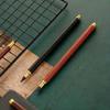 Professional Vintage Brass Wooden Pencil 0.5mm Eternal  Pencil 3 Colors Wooden Pencil  Kids