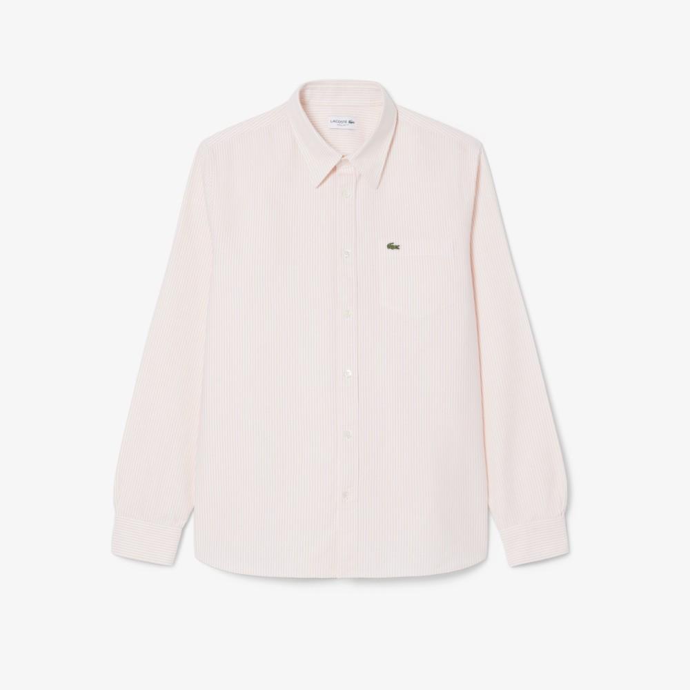 Lacoste Мужская рубашка в оксфордскую полоску CH7552-56G75D