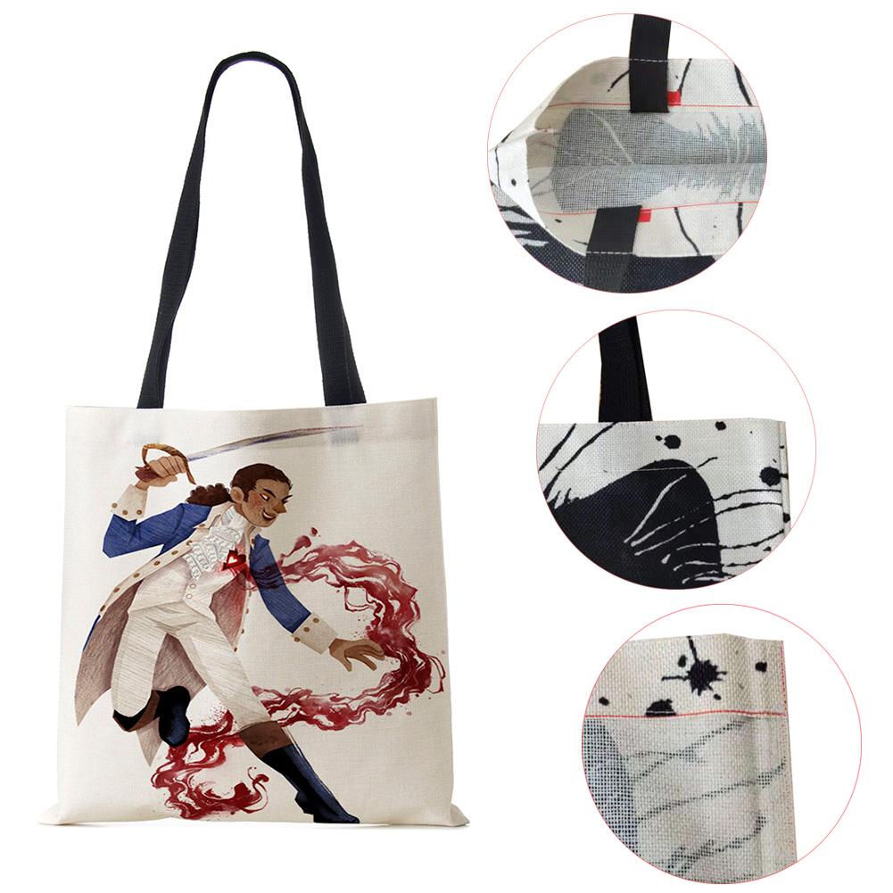 Индивидуальная винтажная большая сумка с принтом 50-х 60-х годов для женщин, многоразовые сумки на ремне, дорожные школьные пляжные сумки