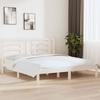 VidaXL Bed Frames White Solid Wood 180x200 Cm Super King 3104364