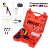 Auto Car Manual Vacuum Pressure Pump Brake Bleeding Portable Durable Repair Set 2 In 1 Durable Aluminum Vacuum Gauge