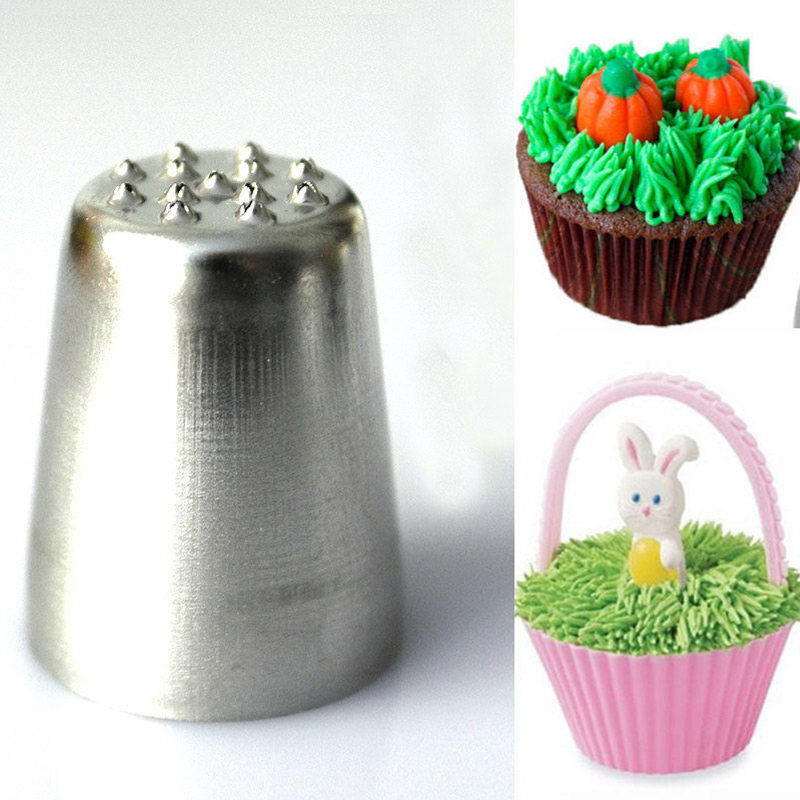 1pc Icing Nozzle Grass Hair Icing Piping Nozzle Cake Cupcake Decorating Tip