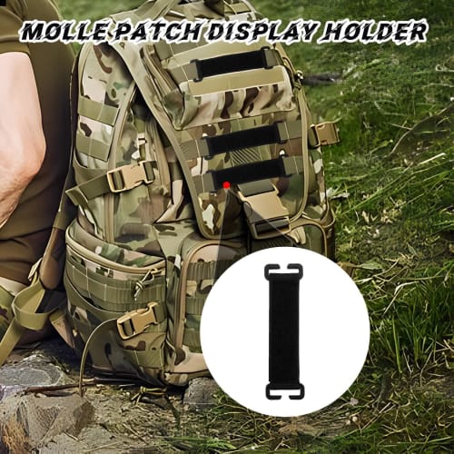 4 Multifunctional Velcro Triangle Belts, Multi-Purpose Multi-Belts with Hanging Hooks, Carabiners, and Molle Attachments for Airsoft, Mountaineering,
