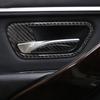 Car Styling Carbon fiber interior button panel Decoration Cover Trim Sticker frame For BMW 3 Series F30 3gt F34 F32 Accessories