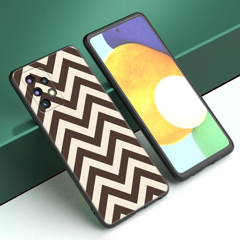 Черный белый клетчатый чехол Zebra для Samsung A04 A21 A30 A50 A52 S A13 A14 A22 A23 A32 A53 A73 5G A11 A12 A31 A33 A51 A70 A71 A72
