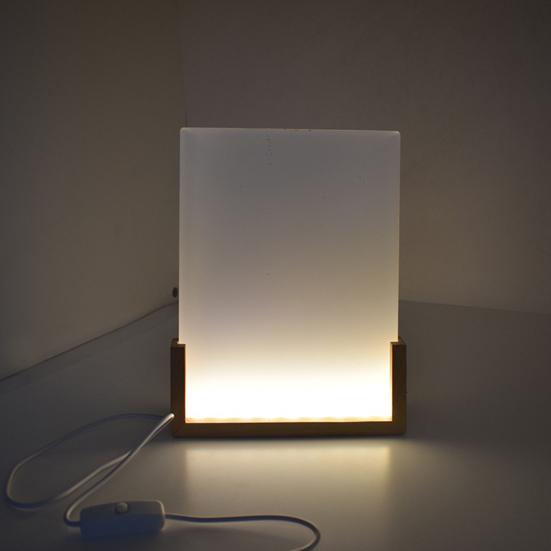 Сублимационная акриловая фоторамка со светодиодной подсветкой Термопресс DIY деревянная подставка Светодиодная подсветка фоторамка Домашний декор