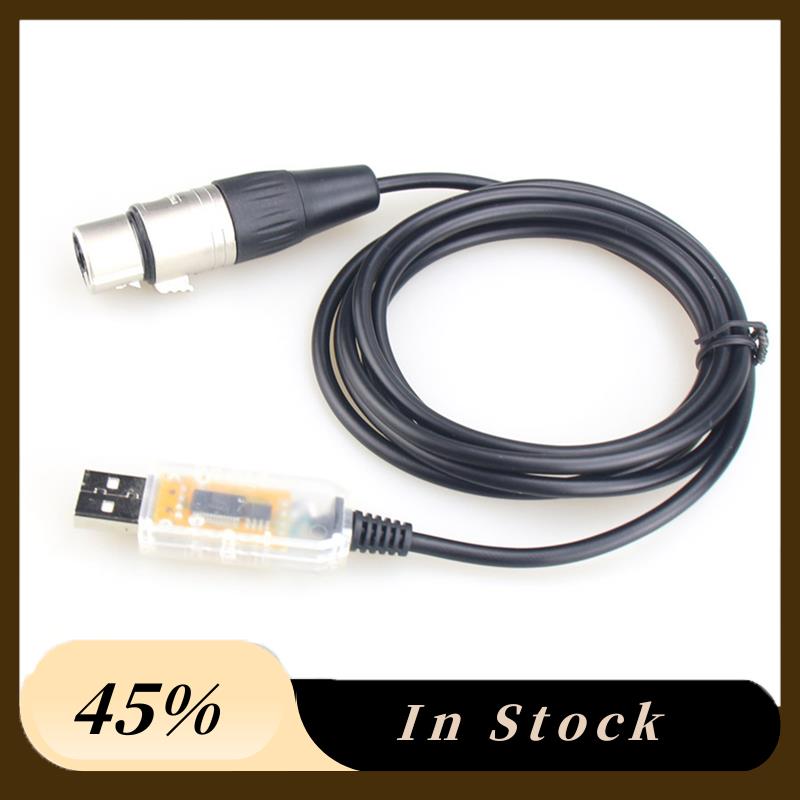 USB-DMX интерфейс-адаптер, светодиодный DMX512, контроллер сценического освещения для ПК, диммер, аксессуары, кабель-адаптер