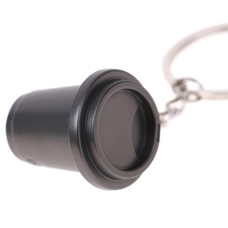 Creative Coffee Keychain Coffee Handle Keyring Portable Coffee Accessories Gift