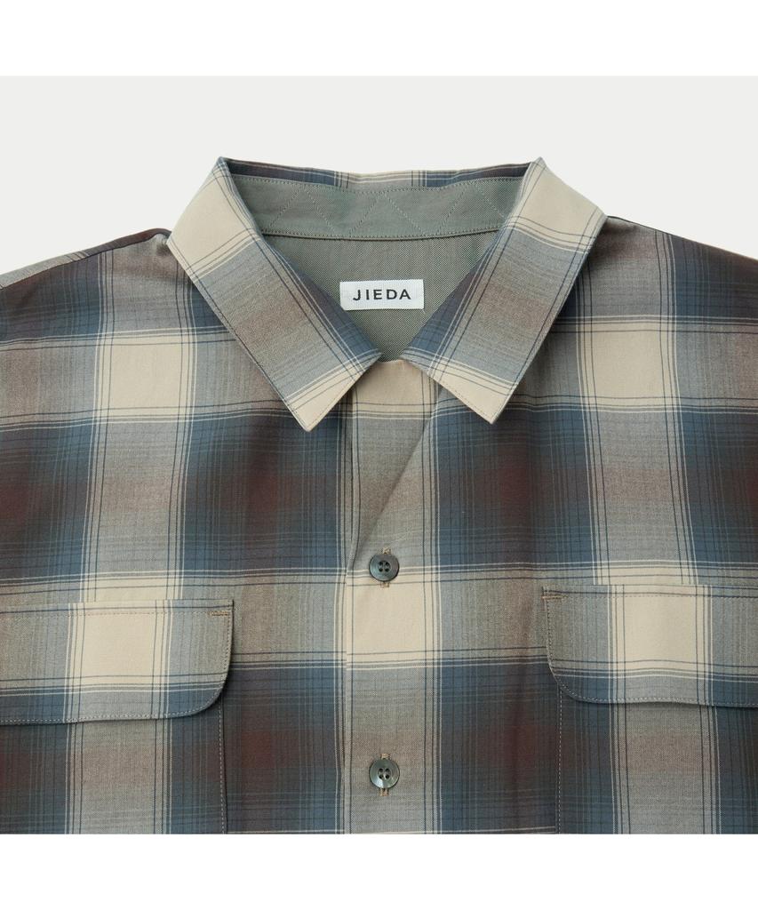 Silijeu Jieda Check Open Collar Shirt Svsfm26301Brx