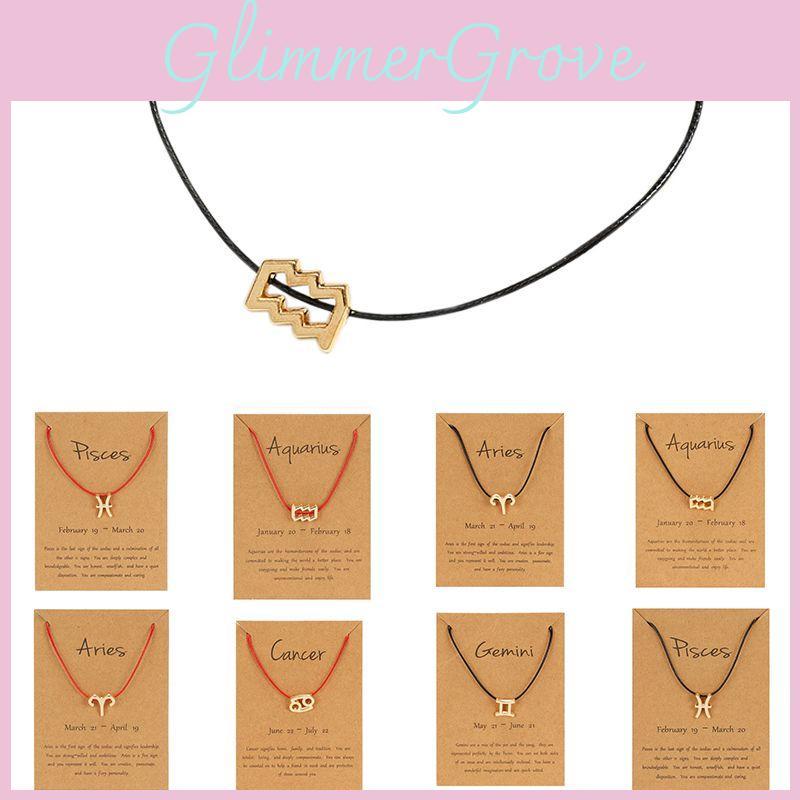 Элегантный браслет из черного и красного плетеного шнура с символами 12 знаков зодиака для Льва и Девы