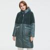 Women Winter Jacket Parkas Long Hooded Plush Quilted Coat Oversize Clothing