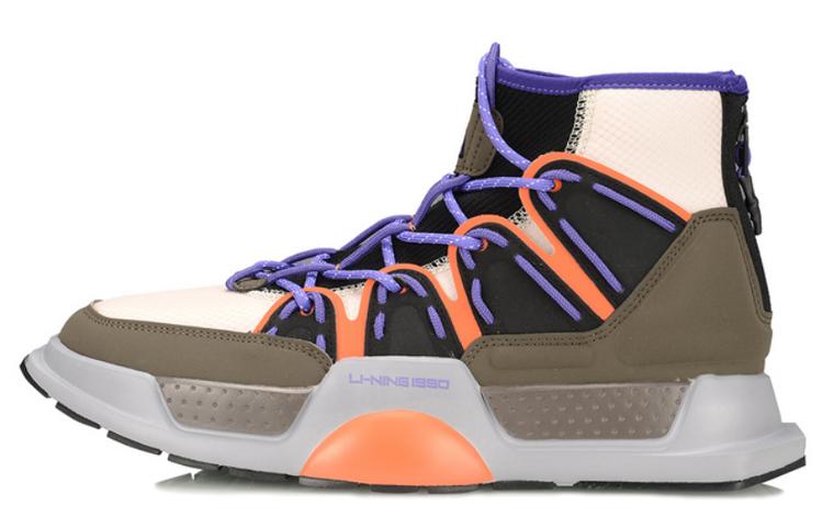 Li Ning Эссенция Искусственная кожа, Текстильная амортизация Легкие Устойчивые к истиранию Нескользящие Высокие AGBP089-2