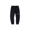 Logo Embroidered Drawstring Elastic Waist Joggers Men Bottoms Black 152241511-2