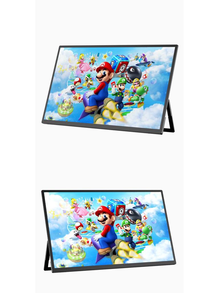 Портативный игровой монитор EIMIO 23,8" 4K 180 Гц с сенсорным экраном для использования с PS5