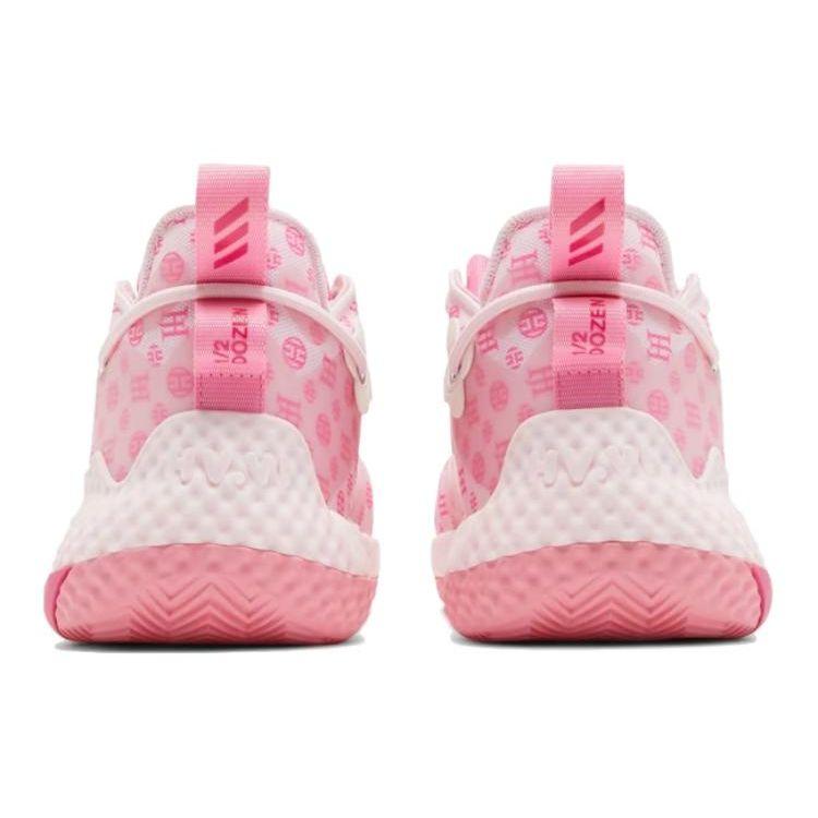 adidas Харден Вол. Детские кроссовки 6 J Clear Pink Monogram Cloud-White Team-Real-Magenta GV7059