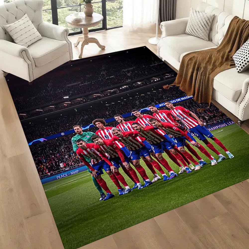 Atletico Madrid Carpet Suitable For Foyer Decorate Room Dormitory Game Room Antislip Rug Anime Office Decor Perfect Gift For Womenmen