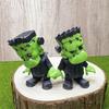 3D Printed Frankenstein Halloween Figurine Green Monster Desktop Decoration For Kids Room Ornaments Holiday Gift Toy
