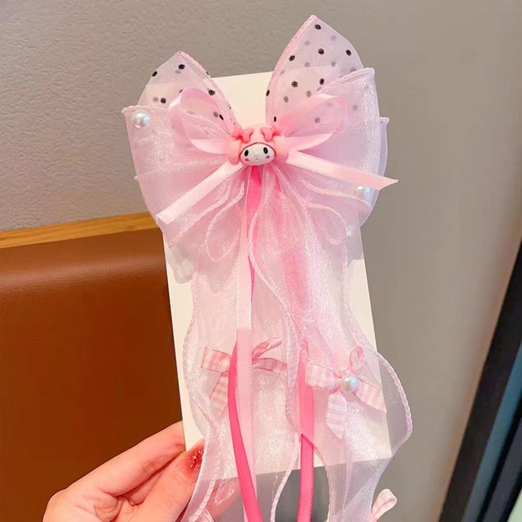 Заколка для волос с бантом Куроми: Милый Мультяшный Стример для Девочек - Детские Аксессуары 2025